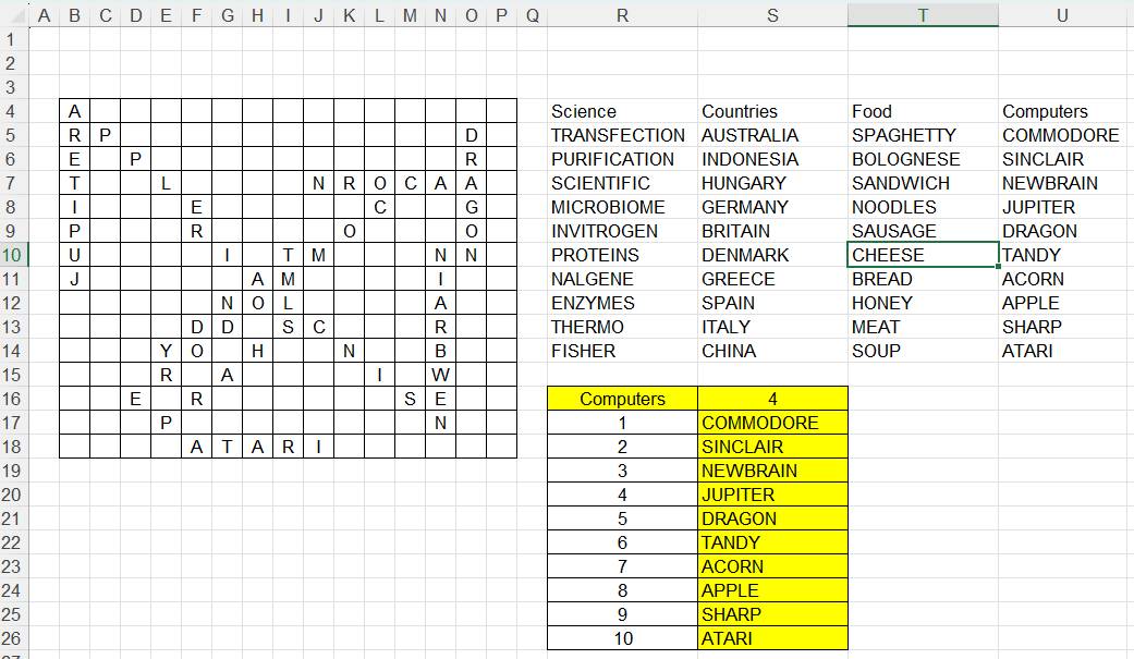 Solution sheet